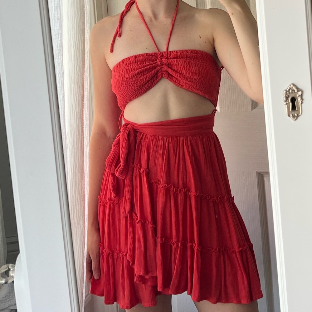 HYFVE Smocked Halter Dress